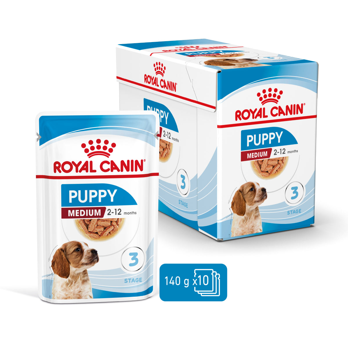 Royal Canin Medium Puppy Umido 10x140 Gr Royal Canin Medium Puppy Umido 10x140 Gr